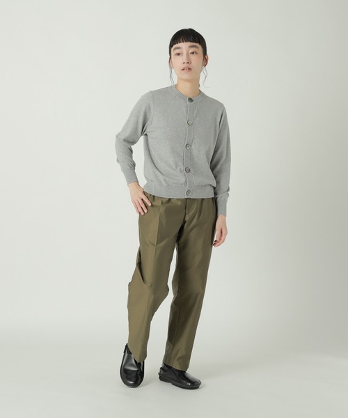 ZUCCa(ズッカ)の「COTTON CASHMERE KNIT / カーディガン(カーディガン/ボレロ・レディース・ライトグリーン・M size)」の6枚目の写真