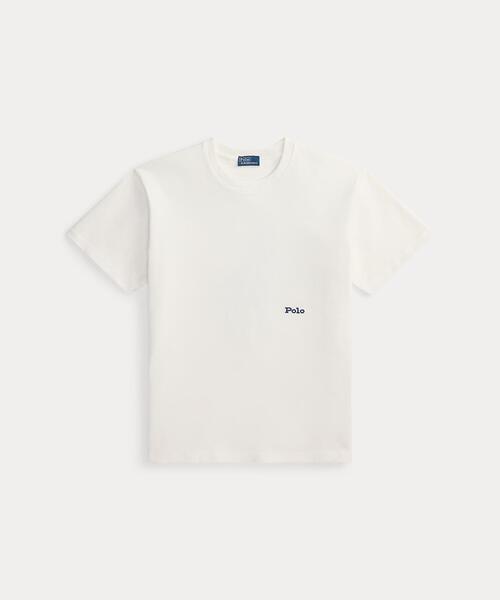 POLO RALPH LAUREN(ポロ ラルフ ローレン)の「Big Pony コットン クルーネック Tシャツ(Tシャツ/カットソー・レディース・ホワイト・M/S/XS/L/XL)」の2枚目の写真