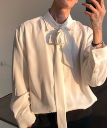 KELVIN（ケルヴァン）の「Bow Tie Long Sleeve Shirt ボウタイ ロングスリーブ シャツ（シャツ/ブラウス）」