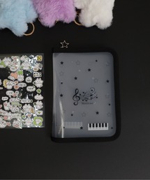 Vini（ヴィニ）の「クリアメッシュマルチケース シール帳（ポーチ）」