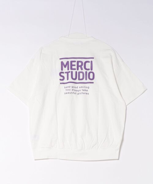 FOV(フォブ)の「FOV/フォブ MERCI プルオーバー(Tシャツ/カットソー・レディース・ホワイト/ピンク/ブラック・F)」の9枚目の写真