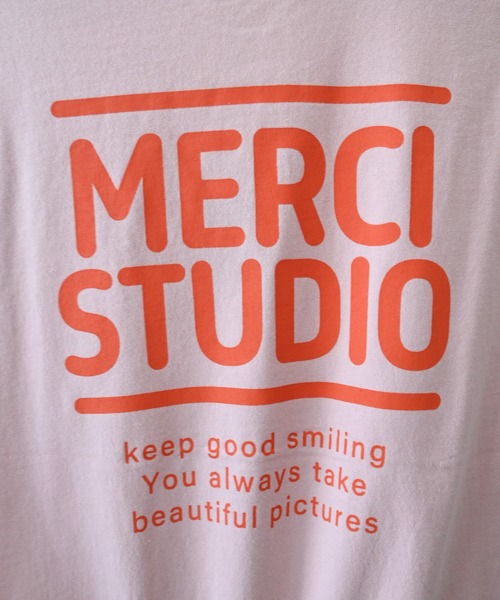 FOV(フォブ)の「FOV/フォブ MERCI プルオーバー(Tシャツ/カットソー・レディース・ホワイト/ピンク/ブラック・F)」の7枚目の写真