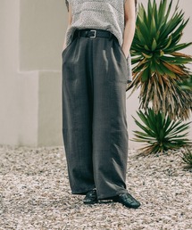 《リネンライクドライシリーズ》切り替えパンツ　638925【KKfashion紹介アイテム】