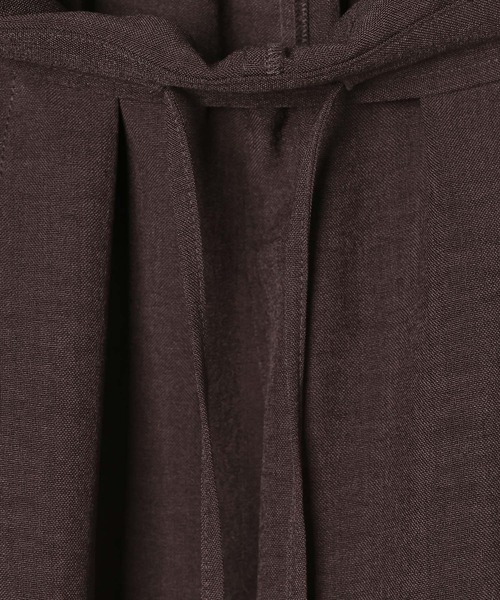 LEPSIM（レプシィム）の「《リネンライクドライシリーズ》切り替えパンツ　638925（その他パンツ・レディース・ライトベージュ/ブラック/ダークブラウン/カーキブラウン/チャコールグレー・FREE）」の10枚目の写真