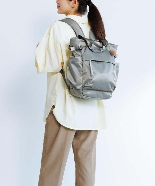 Kanana project（カナナプロジェクト）の「リュックサック ＰＪ16-2nd 13L B5サイズ ユニバーサルハーネス 20144（バックパック/リュック・レディース・グレイッシュベージュ/ブラック/ピンク系その他・FREE）」の8枚目の写真