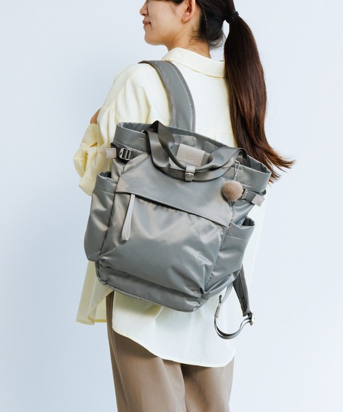 Kanana project（カナナプロジェクト）の「リュックサック ＰＪ16-2nd 13L B5サイズ ユニバーサルハーネス 20144（バックパック/リュック・レディース・グレイッシュベージュ/ブラック/ピンク系その他・FREE）」の9枚目の写真