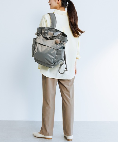 Kanana project（カナナプロジェクト）の「リュックサック ＰＪ16-2nd 13L B5サイズ ユニバーサルハーネス 20144（バックパック/リュック・レディース・グレイッシュベージュ/ブラック/ピンク系その他・FREE）」の10枚目の写真