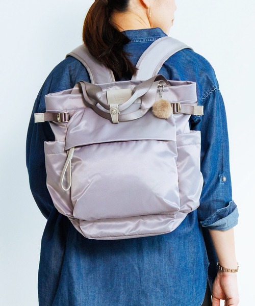 Kanana project（カナナプロジェクト）の「リュックサック ＰＪ16-2nd 13L B5サイズ ユニバーサルハーネス 20144（バックパック/リュック・レディース・グレイッシュベージュ/ブラック/ピンク系その他・FREE）」の13枚目の写真