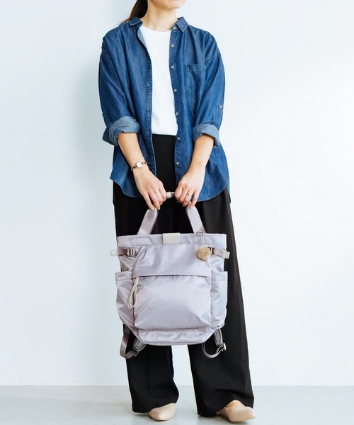 Kanana project（カナナプロジェクト）の「リュックサック ＰＪ16-2nd 13L B5サイズ ユニバーサルハーネス 20144（バックパック/リュック・レディース・グレイッシュベージュ/ブラック/ピンク系その他・FREE）」の15枚目の写真