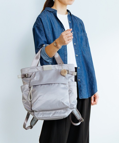 Kanana project（カナナプロジェクト）の「リュックサック ＰＪ16-2nd 13L B5サイズ ユニバーサルハーネス 20144（バックパック/リュック・レディース・グレイッシュベージュ/ブラック/ピンク系その他・FREE）」の16枚目の写真