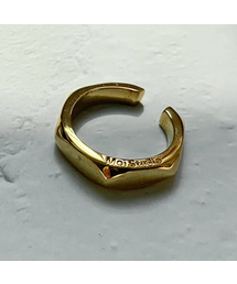 MOI STUDIO（モイ スタジオ）の「ヘキサゴン ミディアム シルバー イヤーカフ（ピアス（両耳用））」