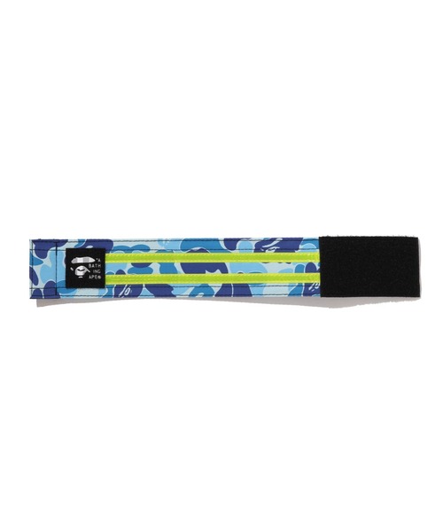 A BATHING APE（アベイシングエイプ）の「ABC CAMO REFLECTIVE ANKLE BAND（その他雑貨・メンズ・ブルー/グリーン・FREE）」の2枚目の写真