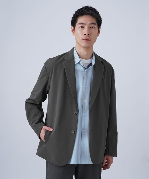 B.C STOCK(ベーセーストック)の「C.H.G テーラードジャケット(テーラードジャケット・メンズ・チャコールグレー/ブラック・LARGE/MEDIUM)」の1枚目の写真