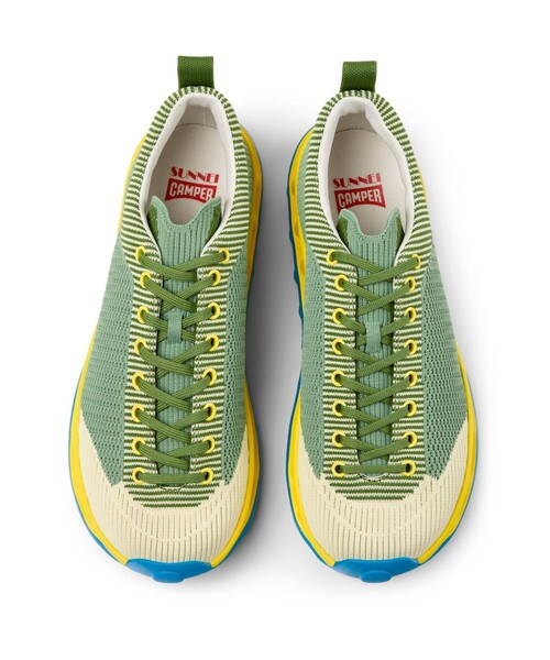 CAMPER（カンペール）の「[カンペール] PELOTISSIMA BY SUNNEI / スニーカー（スニーカー・メンズ・グリーン・28.0cm/27.5cm/25.5cm/25.0cm/26.0cm/27.0cm）」の3枚目の写真