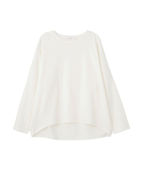 AMERICAN HOLIC（アメリカンホリック）の「【UVカット】コクーンポンチプルオーバー（Tシャツ/カットソー・レディース・ライトイエロー/グレイッシュベージュ/ライトグレー/ブラック/オフホワイト・L/M）」の7枚目の写真