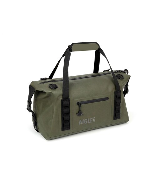 AIGLE(エーグル)の「20L 防水 トラベルドライ ダッフルバッグ(ボストンバッグ・レディース・イエロー/モスグリーン/ブラック・FREE)」の8枚目の写真