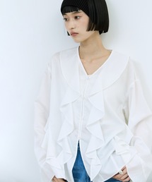 【WEB限定】オーバーラッフルフリルブラウス