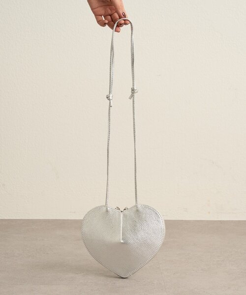 Omekashi（オメカシ）の「ハート型BAG（ショルダーバッグ・レディース・ブラック/オフホワイト/シルバー・ONE SIZE）」の14枚目の写真