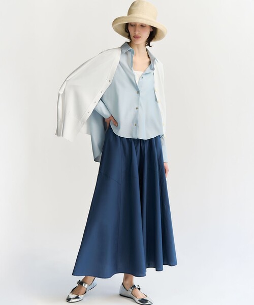 23区（ニジュウサンク）の「レーヨンポリエステルストレッチ Vネック カーディガン（カーディガン/ボレロ・レディース・ネイビー系/ホワイト系/ピンク系/スカイブルー系/ダークブラウン系・38）」の6枚目の写真