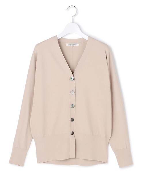 23区（ニジュウサンク）の「レーヨンポリエステルストレッチ Vネック カーディガン（カーディガン/ボレロ・レディース・ネイビー系/ホワイト系/ピンク系/スカイブルー系/ダークブラウン系・38）」の18枚目の写真