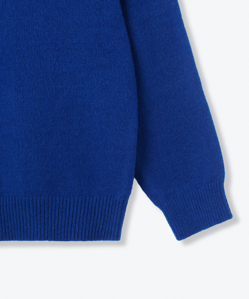 MUSINSA STANDARD KIDS（ムシンサスタンダードキッズ）の「エッセンシャルクルーネックニット[ブルー]（ニット/セーター・レディース・その他・110/120/130/150/140/160）」の7枚目の写真