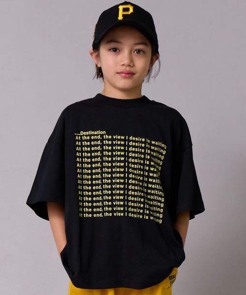 PAIRMANON STREET（ペアマノンストリート）の「【綿100%】グラフィック ロゴ 半袖 Tシャツ【PAIRMANON STREET】（Tシャツ/カットソー・キッズ・レッド系その他/ホワイト系その他/ブルー系その他/グレー系その他2/グレー系その他/ブラック系その他2/ピンク系その他/ブラック系その他・130/120/150/140/100/90/110/160）」の4枚目の写真