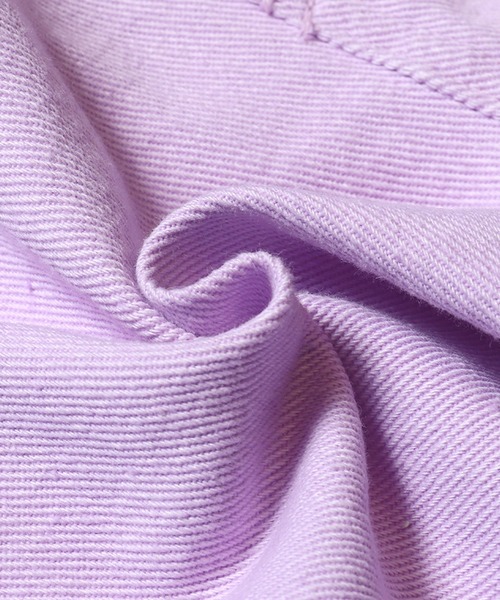 coca（coca）（コカ）の「キッズ　ツイル刺繍ショートパンツ（デニムパンツ・キッズ・パープル/ブラック・120/130/140/150）」の17枚目の写真