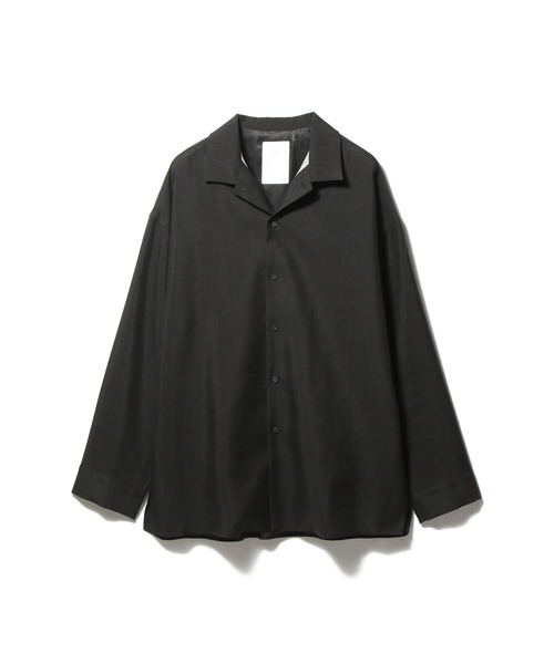 onegravity（ワングラビティ）の「onegravity / ヘンプモヘヤ オーバーレイヤーシャツ（シャツ/ブラウス・メンズ・ブラック・LARGE/MEDIUM）」の2枚目の写真