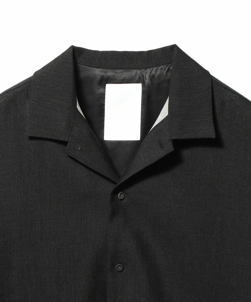 onegravity（ワングラビティ）の「onegravity / ヘンプモヘヤ オーバーレイヤーシャツ（シャツ/ブラウス・メンズ・ブラック・LARGE/MEDIUM）」の4枚目の写真