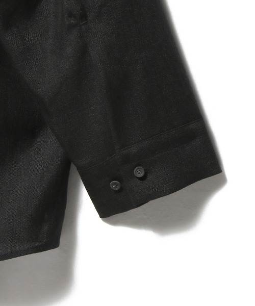 onegravity（ワングラビティ）の「onegravity / ヘンプモヘヤ オーバーレイヤーシャツ（シャツ/ブラウス・メンズ・ブラック・LARGE/MEDIUM）」の6枚目の写真