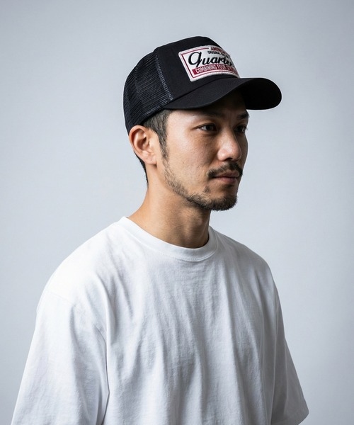 ANCHOR(アンカー)の「QUARTER GALLERY ORIGINAL GALLERY メッシュキャップ / ワッペン 刺繍(キャップ・メンズ・レッド/ネイビー/ブラック・MEDIUM)」の9枚目の写真
