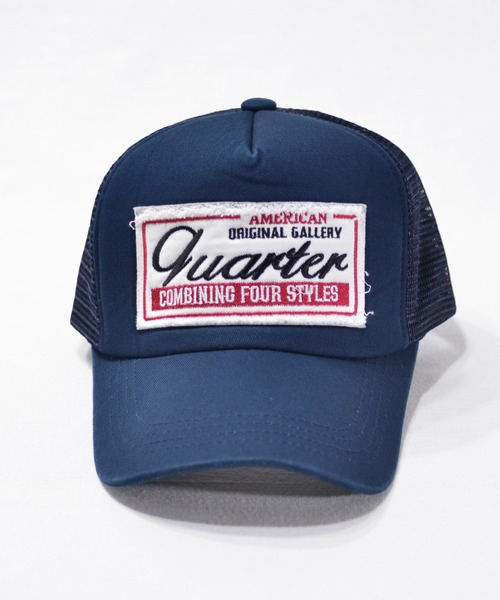 ANCHOR(アンカー)の「QUARTER GALLERY ORIGINAL GALLERY メッシュキャップ / ワッペン 刺繍(キャップ・メンズ・レッド/ネイビー/ブラック・MEDIUM)」の10枚目の写真