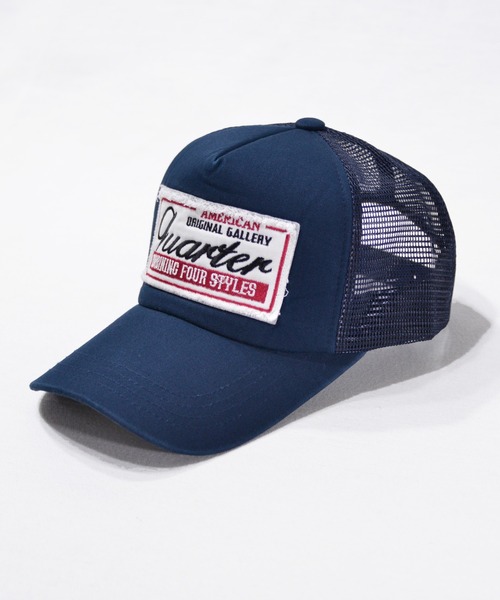 ANCHOR(アンカー)の「QUARTER GALLERY ORIGINAL GALLERY メッシュキャップ / ワッペン 刺繍(キャップ・メンズ・レッド/ネイビー/ブラック・MEDIUM)」の11枚目の写真