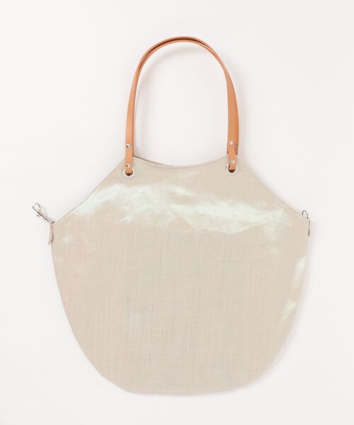 Jack Gomme(ジャックゴム)の「【JACK GOMME/ジャックゴム】リネンコーティング トートバッグ FLORES(トートバッグ・レディース・ベージュ/ライトベージュ/ナチュラル・FREE)」の18枚目の写真