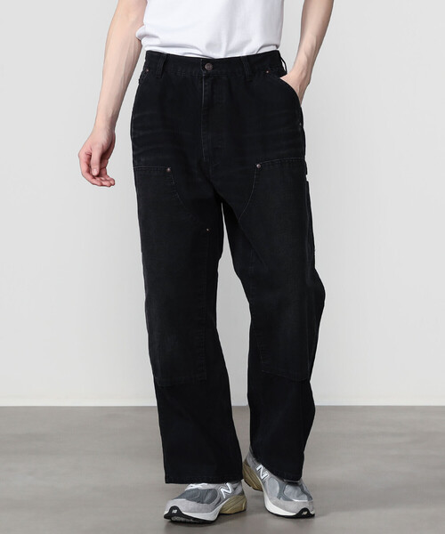 SEDAN ALL-PURPOSE（セダンオールパーパス）の「SEDAN ALL-PURPOSE | コットンキャンバス ダブルニーパンツ MEN（その他パンツ・メンズ・カーキ/ブラック・L/XL/M）」の3枚目の写真