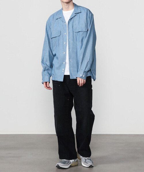 SEDAN ALL-PURPOSE（セダンオールパーパス）の「SEDAN ALL-PURPOSE | コットンキャンバス ダブルニーパンツ MEN（その他パンツ・メンズ・カーキ/ブラック・L/XL/M）」の5枚目の写真