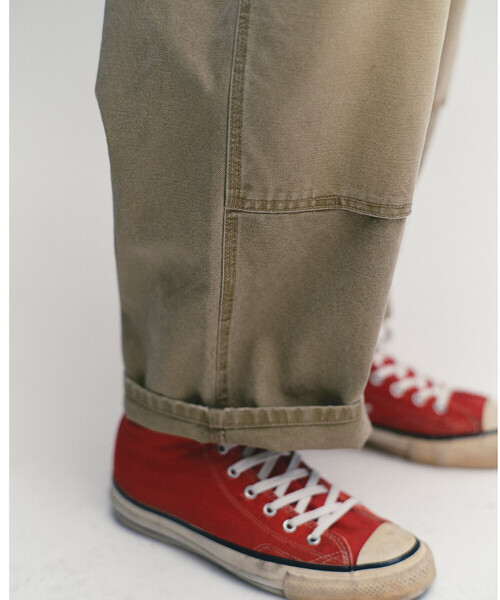 SEDAN ALL-PURPOSE（セダンオールパーパス）の「SEDAN ALL-PURPOSE | コットンキャンバス ダブルニーパンツ MEN（その他パンツ・メンズ・カーキ/ブラック・L/XL/M）」の6枚目の写真