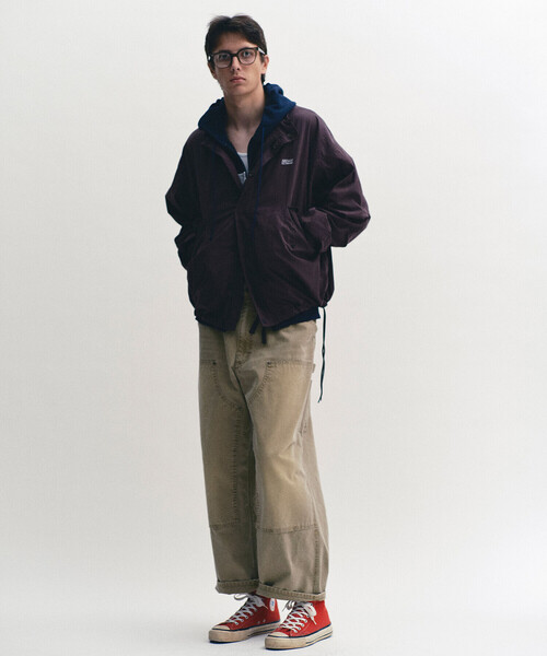 SEDAN ALL-PURPOSE（セダンオールパーパス）の「SEDAN ALL-PURPOSE | コットンキャンバス ダブルニーパンツ MEN（その他パンツ・メンズ・カーキ/ブラック・L/XL/M）」の10枚目の写真