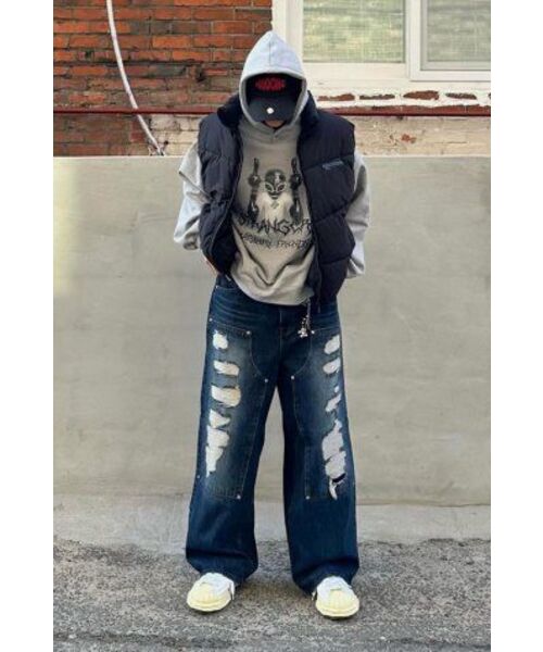 CACTUSDONUTMARKET（カクタスドーナツマーケット）の「CARPENTER WIDE DENIM - DEEP BLUE（デニムパンツ・メンズ・その他・SMALL/MEDIUM/LARGE/X-LARGE）」の11枚目の写真