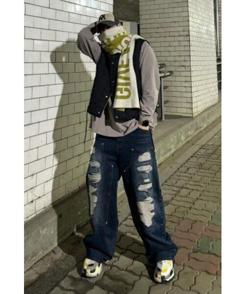 CACTUSDONUTMARKET（カクタスドーナツマーケット）の「CARPENTER WIDE DENIM - DEEP BLUE（デニムパンツ・メンズ・その他・SMALL/MEDIUM/LARGE/X-LARGE）」の17枚目の写真