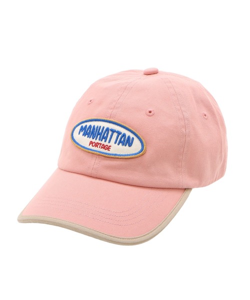 Manhattan Portage(マンハッタンポーテージ)の「Wappen 6P Cap(キャップ・メンズ・オフホワイト/グリーン/ピンク・FREE)」の3枚目の写真