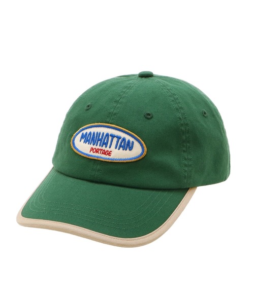 Manhattan Portage(マンハッタンポーテージ)の「Wappen 6P Cap(キャップ・メンズ・オフホワイト/グリーン/ピンク・FREE)」の2枚目の写真