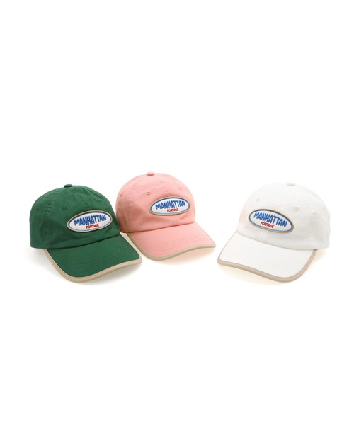 Manhattan Portage(マンハッタンポーテージ)の「Wappen 6P Cap(キャップ・メンズ・オフホワイト/グリーン/ピンク・FREE)」の10枚目の写真