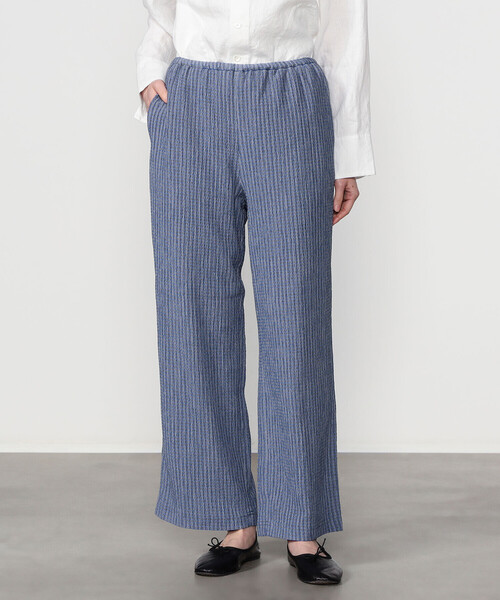 Bshop(ビショップ)の「BRACCAE | シャーリング イージーパンツ WOMEN(その他パンツ・レディース・ブルー系その他/ブラウン系その他・1)」の1枚目の写真