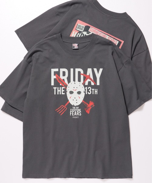 ALWAYS GOOD TIME(オルウェイズグッドタイム)の「【FRIDAYTHE13TH/13日の金曜日】USD加工ジェイソンプリント半袖Tシャツ/Movie Tee/ユニセックス(Tシャツ/カットソー・メンズ・ブラック系その他/スミクロ・LL/L/M)」の15枚目の写真