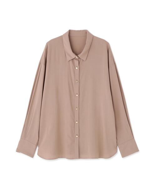 N.（N. Natural Beauty Basic）（エヌエヌナチュラルビューティーベーシック）の「リネンブレンドシャツ（シャツ/ブラウス・レディース・レッド/ネイビー/ラベンダー/ベージュ・FREE）」の5枚目の写真