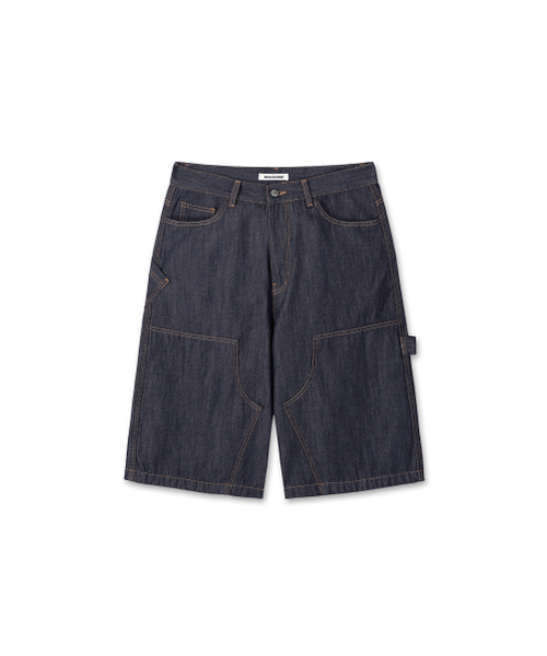 9999ARCHIVE(9999アーカイブ)の「Double Knee Bermuda Pants(その他パンツ・メンズ・ダークネイビー・2/3/1)」の2枚目の写真