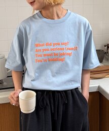 CIAOPANIC TYPY | 【UNISEX】【プラスサイズあり】ポコポコメッセージロゴTEE(Tシャツ/カットソー)