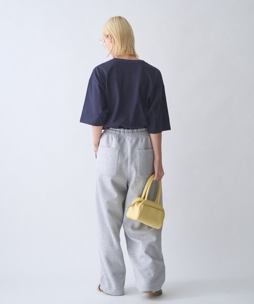 CIAOPANIC TYPY(チャオパニックティピー)の「【UNISEX】【プラスサイズあり】ポコポコメッセージロゴTEE(Tシャツ/カットソー・レディース・グリーン/ホワイト/ピンク/サックスブルー/グレイッシュベージュ/ブラック/ネイビー/グレー・MEDIUM/LARGE/XX-LARGE)」の10枚目の写真