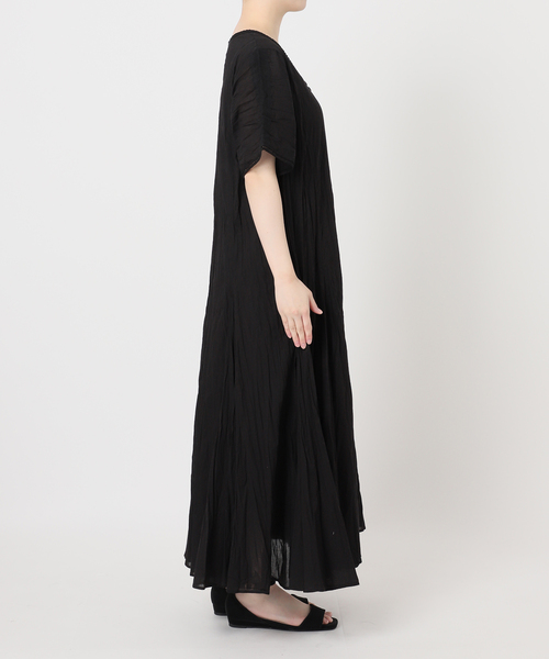 JOURNAL STANDARD relume（ジャーナルスタンダード　レリューム）の「コットンボイルクリンクルマーメイドワンピース（ワンピース・レディース・ライトブルー/ブラック/ブラウン・FREE）」の5枚目の写真